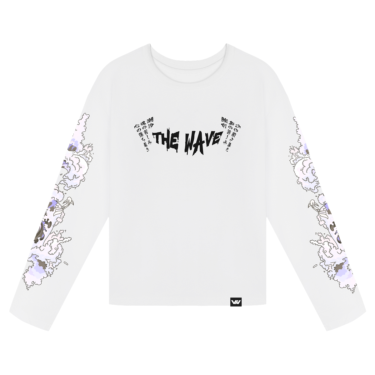 Лонгслив Волны океана